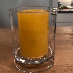 Crate & Barrel glass small hurricane - 4 available